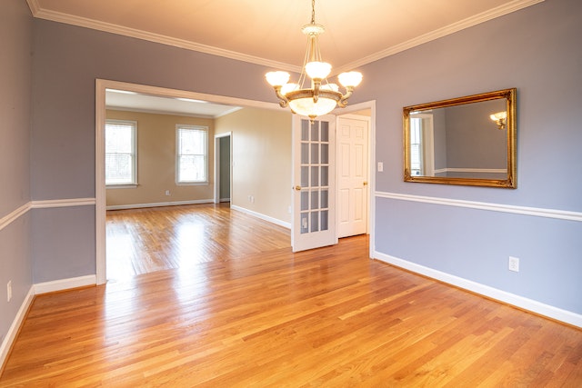 empty room with hardwood floors